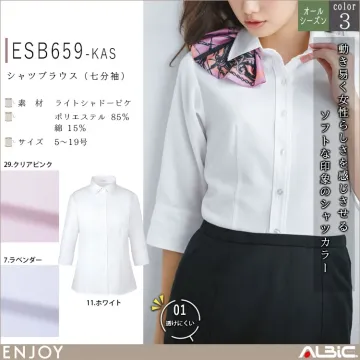 シャツブラウス（七分袖）【ESB659-KAS】