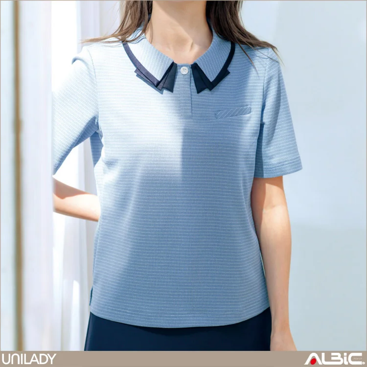 半袖フェミンポロ【U82355-YAG】 商品写真