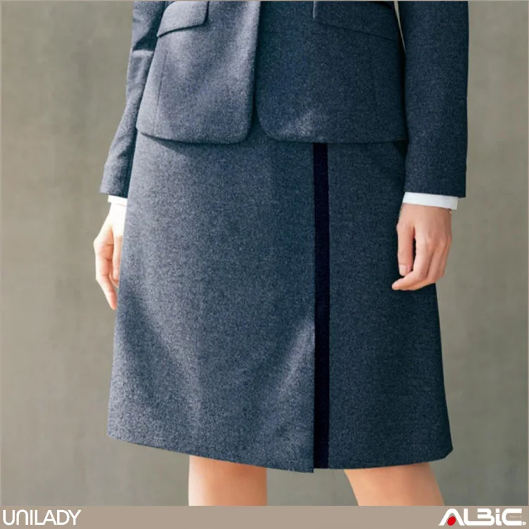 Aラインスカート(56cm丈)【U9023-YAG】 商品写真