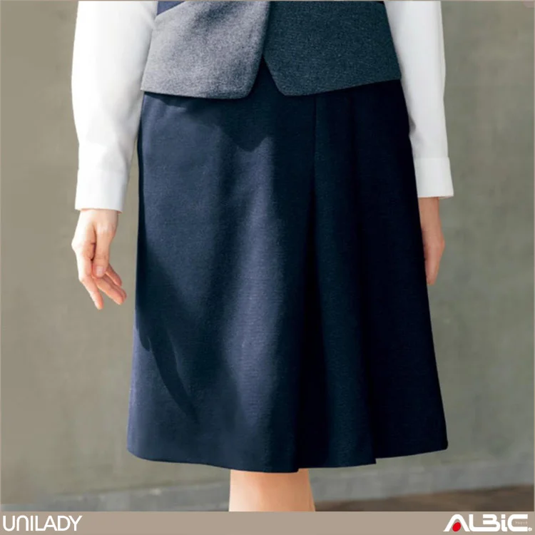 セミフレアスカート(57cm丈)【U9025-YAG】 商品写真