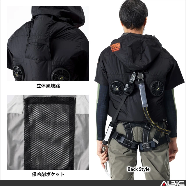 空調風神服 1145 機能紹介01