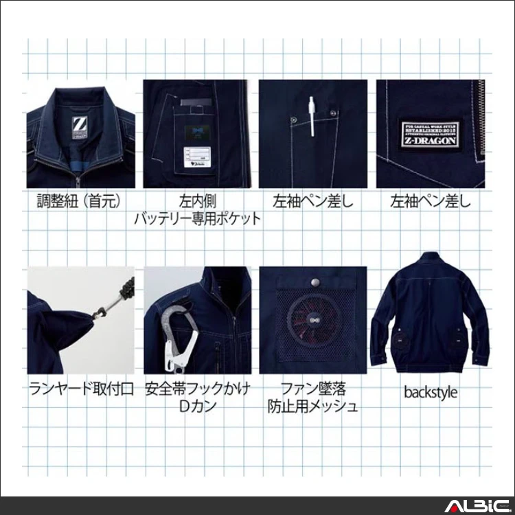 空調服 74110 機能紹介01