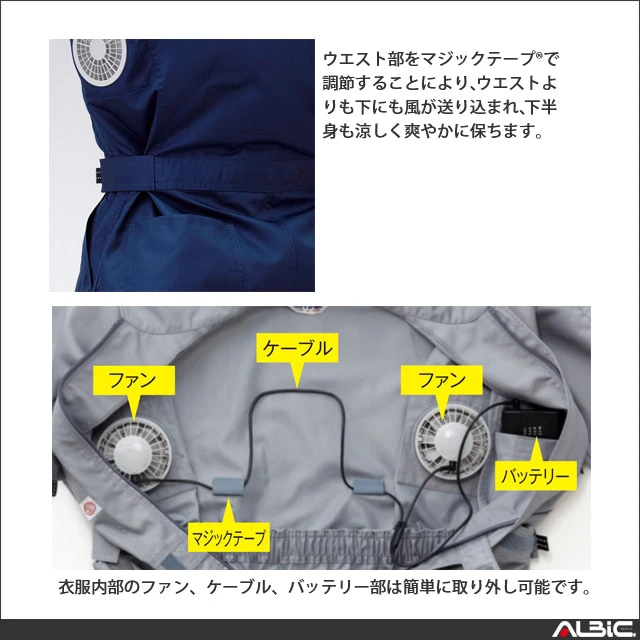 空調服 9821 機能紹介02