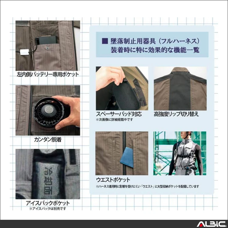 空調服 az30699 機能紹介01