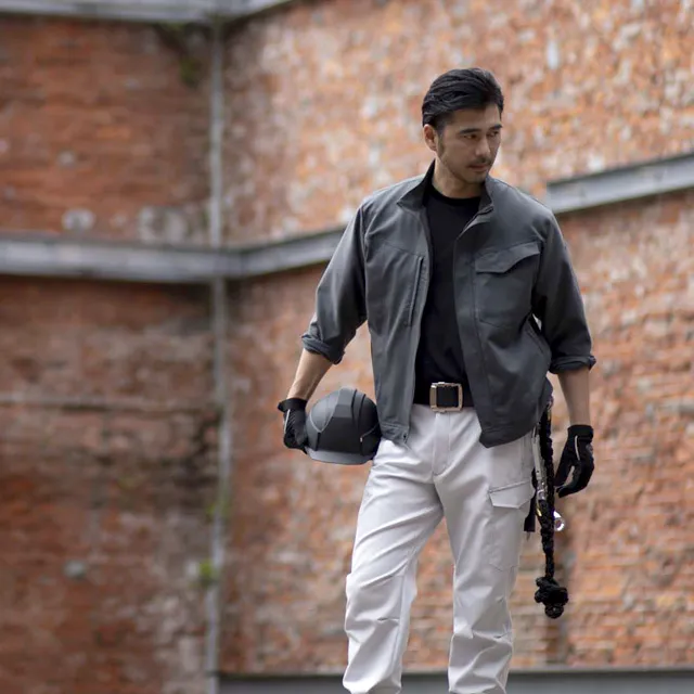 作業服 AL15シリーズ　モデル着用画像