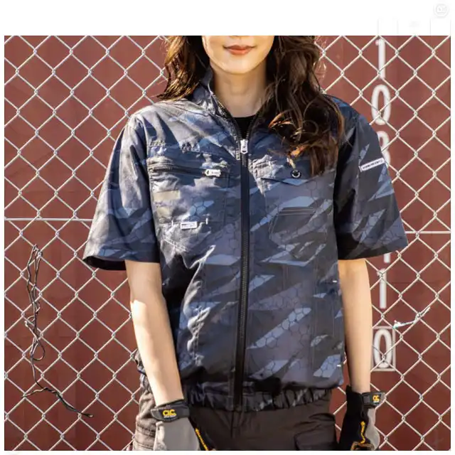 空調風神服 EBA5078-BBOシリーズ 着用イメージ