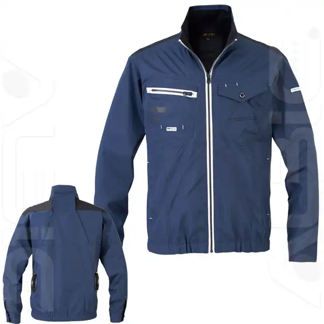 空調風神服 EBA5078-BBOシリーズ 背面