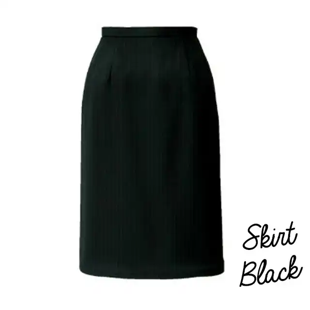 事務服 S0295-SERシリーズ ブラック スカート
