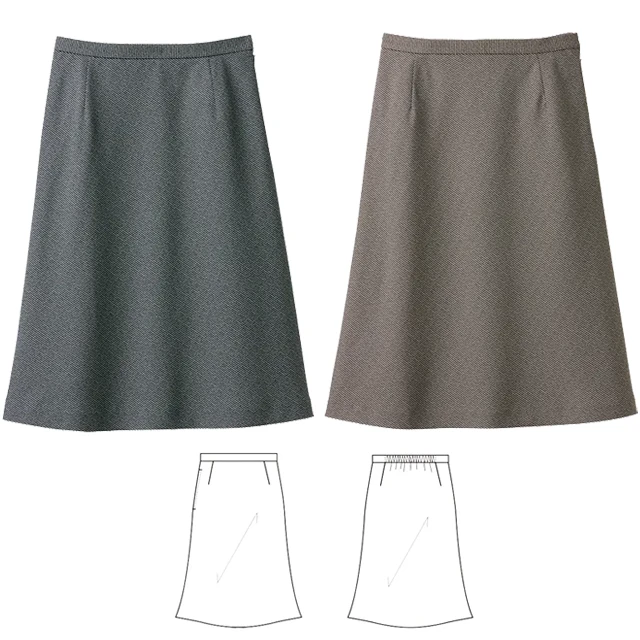 事務服 S0453-SERシリーズ Aラインスカートイメージ