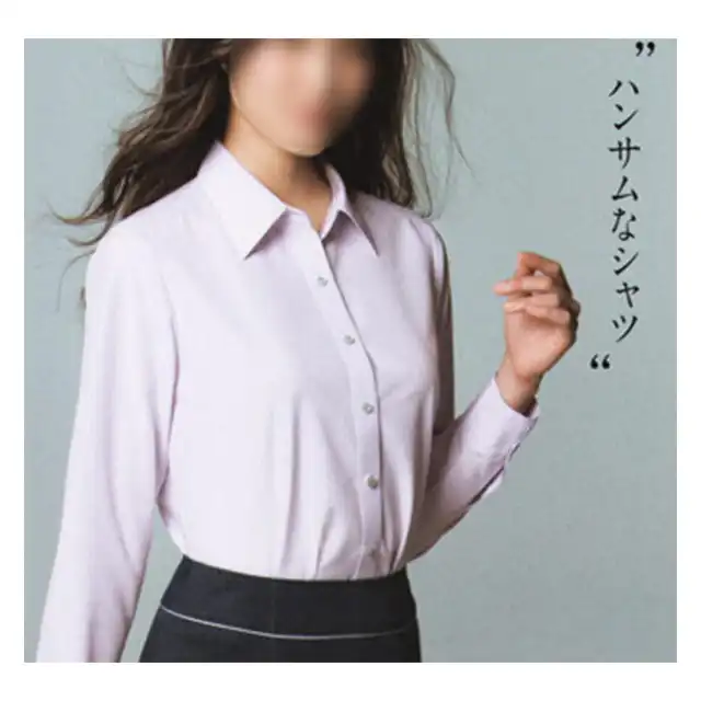 長袖ブラウス S3686-SEL 着用イメージ