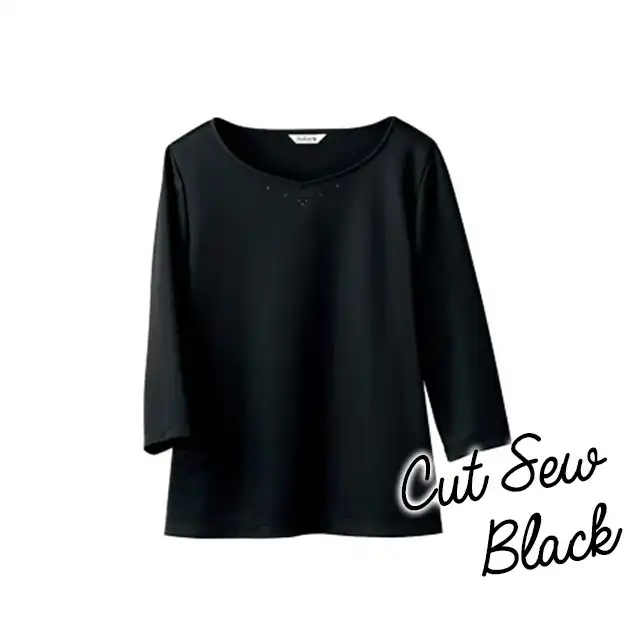 カットソー S3700-SEL ブラックカラー