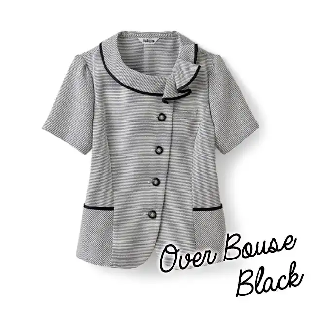 事務服 S5060-SELシリーズ ブラックブラウス