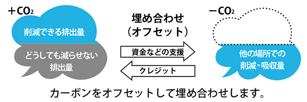 地球温暖化を抑制する 手段として